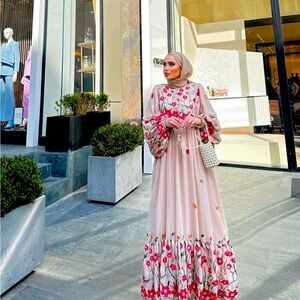 Maxi long sleeve dress